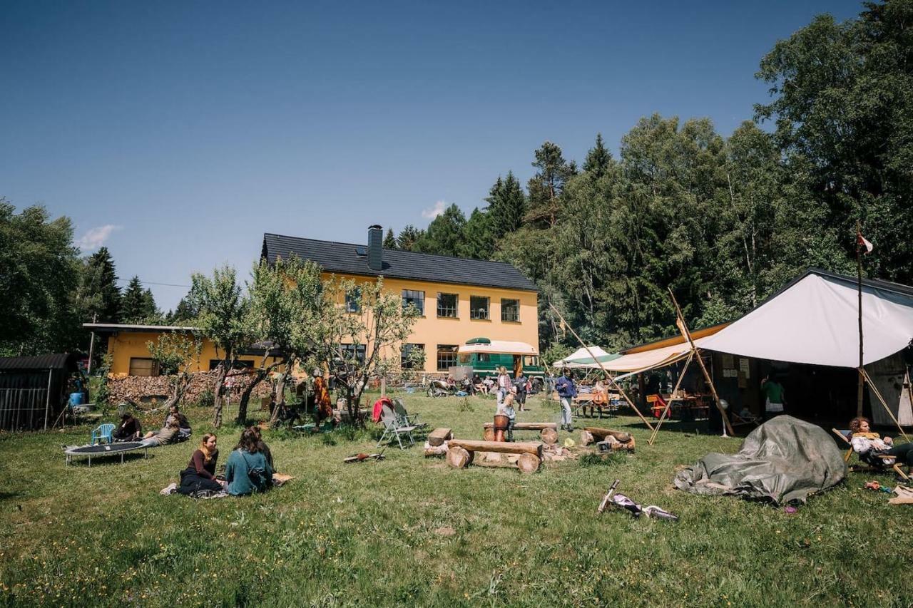 Blickinsfreie - Cabin Schöneck Dış mekan fotoğraf